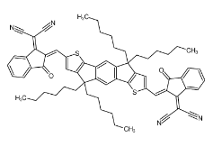 	2,2'-((2Z,2'Z)-((4,4,9,9-四(對己基苯)-4,9-二氫-S-引達省并二噻吩-2,7-二基)雙(甲基亞基))-雙-(3-氧代-2,3-二氫-1H-茚-2,1-二亞甲基))二 