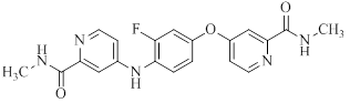 4-（3-氟-4-（2-（甲基氨基甲?；┻拎?4-）氨基苯氧基）-N-甲基-2-吡啶甲酰胺|1855006-12-0 
