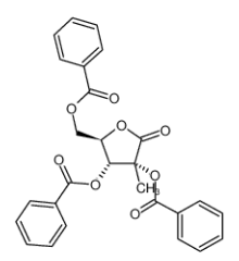 2,3,5-三苯甲酰氧基-2-C-甲基-D-核糖酸-1,4-內酯|	7392-74-7 