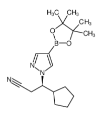 (βR)-β-環戊基-4-(4,4,5,5-四甲基-1,3,2-二氧雜硼雜環戊烷-2-基)-1H-吡唑-1-丙腈|1146629-84-6 