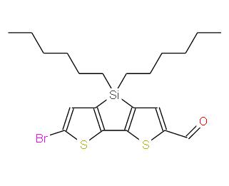 6-溴-4,4-二己基-4H-噻咯并[3,2-b:4,5-b']二噻吩-2-甲醛 | 1192035-50-9 