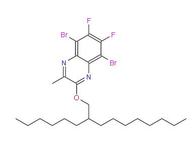 5,8-二溴-6,7-二氟-2-((2-己基癸基)氧)-3-甲基喹喔啉 | 2414359-15-0 