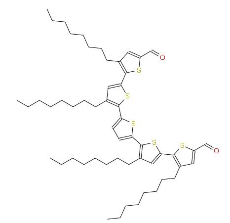 3,3''',3'''',4'-四辛基-[2,2':5',2'':5'',2''':5'''',2''''-喹啉噻吩]-5,5''''-二甲醛 
