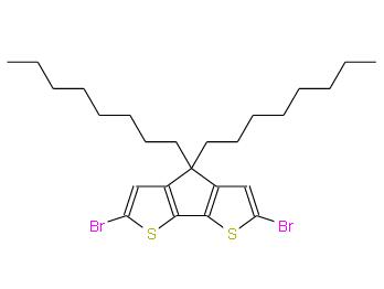 2,6-二溴-4,4-二辛基環戊并[2,1-B:3,4-B']二噻吩 | 478404-10-3 