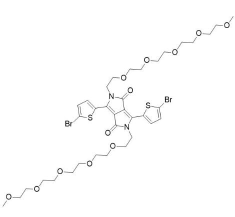 3,6-二(5-溴噻吩-2-基)-2,5-二(2,5,8,11,14-五氧雜十六烷-16-基)-2,5-二氫吡咯并[3,4-c]吡咯-1,4-二酮 | 2891848-83-0 