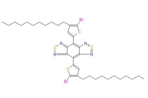 4,8-雙(5-溴-4-(2-十二烷基)噻吩-2-基)苯并[1,2-C:4,5-C']雙[1,2,5]噻二唑 | 