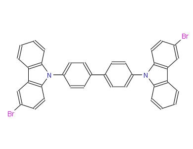 4,4'-雙(3-溴-9H-咔唑-9-基)聯(lián)苯 | 848086-93-1 