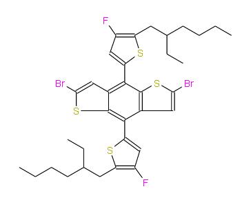 2,6-二溴-4,8-雙(5-(2-乙基己基)-4-氟噻吩-2-基)苯并[1,2-B:4,5-B']二噻吩 | 2460300-93-8 