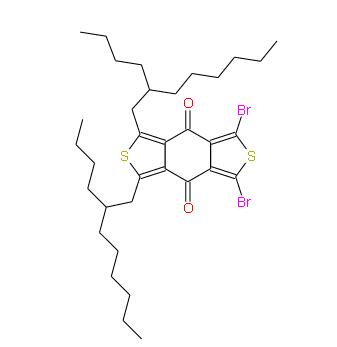 1,3-雙(5-溴噻吩-2-基)-5,7-雙(2-丁基辛基)苯并[1,2-C:4,5-C']二噻吩-4,8-二酮 | 2093197-88-5 