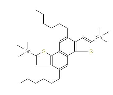 (5,10-二己基萘并[1,2-B:5,6-B']二噻吩-2,7-二基)雙三甲基錫 | 2246417-09-2 