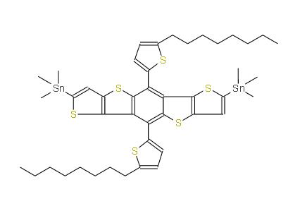 2,7-雙(三甲基錫基)-5,10-雙(4-辛基噻吩基)苯并[1,2-b:4,5-b']二噻吩并[3,2-b]噻吩 | 1701403-89-5 