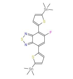 4,7-二(5-三甲基錫噻吩基-2-)-5-氟-2,1,3-苯并噻二唑 | 1611002-56-2 