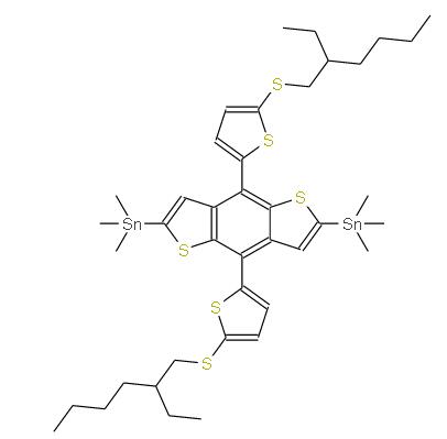 2,6-二(三甲基錫)-4,8-二(5-(2-乙基己基硫基)噻吩-2-基)-苯并二噻吩 | 1613389-30-2 
