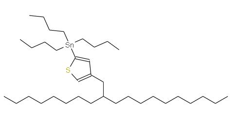 三丁基(4-(2-辛基十二烷基)噻吩-2-基)錫 | 1453167-32-2 