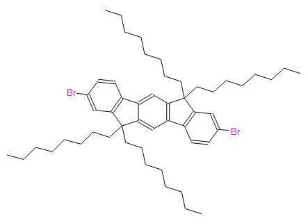 2,8-二溴-6,12-二氫-6,6,12,12-四辛基-茚并[1,2-B]芴 | 264281-45-0 