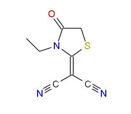 2-(3-乙基-4-氧代噻唑烷-2-亞基)丙二腈 | 623558-68-9 
