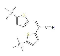 (E)-2,3-雙(5-三甲基錫基噻吩-2-基)丙烯腈 | 1610057-05-0 