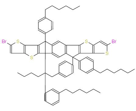 6,6,12,12-四(4-己基苯基)-6,12-二氫二噻吩[2,3-D:2',3'-D']-S-茚并[1,2-B:5,6-B']二噻吩-2,8-二溴 | 2227361-27-3 