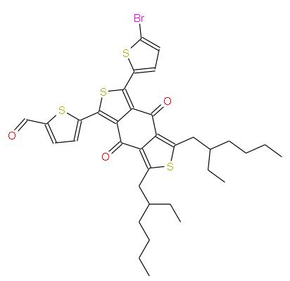 5-(3-(5-溴噻吩-2-基)-5,7-二(2-乙基己基)-4,8-二氧-4,8-二氫苯并[1,2-C:4,5-C']二噻吩-1-基)噻吩-2-醛 | 2411657-09-3 