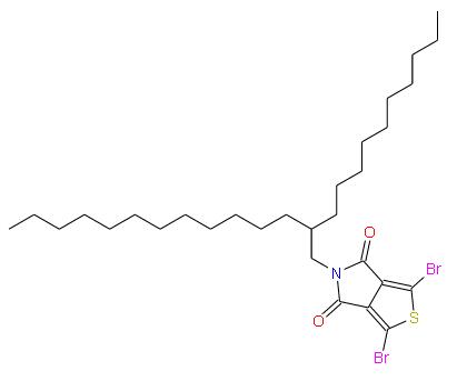 1,3-二溴-5-(2-癸基十四烷基)-4H-噻吩并[3,4-c]吡咯-4,6(5H)-二酮 | 1640286-62-9 
