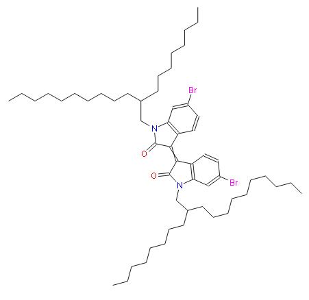 6,6'-二溴-N,N'-(2-辛基十二烷基)-異靛藍 | 1263379-85-6 