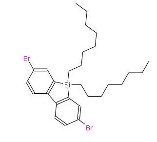 2,7-二溴-9,9-二辛基-9H-9-硅雜芴 | 891182-24-4 