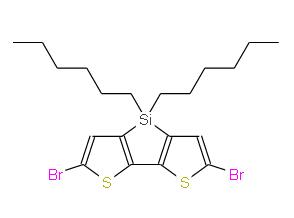 2,6-二溴-4,4-二己基-4H-硅雜環戊二烯并[3,2-B:4,5-B']二噻吩 | 188690-66-6 
