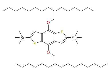 (4,8-雙((2-己基癸基)氧基)苯并[1,2-b:4,5-b']二噻吩-2,6-二基)雙三甲基錫 | 1254985-74-4 
