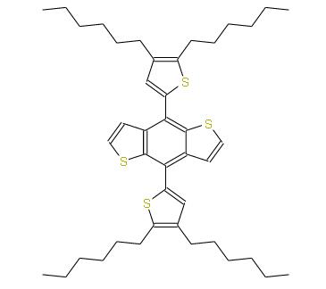 4,8-雙(4,5-二己基噻吩-2-基)苯并[1,2-B:4,5-B']二噻吩 | 1421924-02-8 