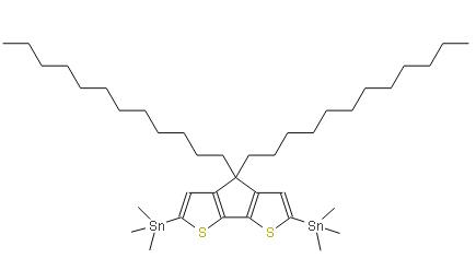2,6-二(三甲基錫)-4,4-二(十二烷基)-環戊并[2,1-B:3,4-B']二噻吩 | 1201921-81-4 