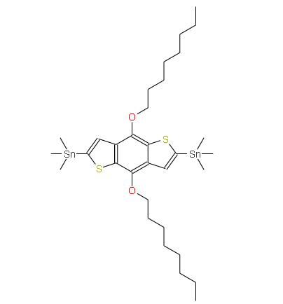 2,6-雙(三甲基錫)-4,8-二辛氧基苯[1,2-B:3,4-B]二噻吩 | 1098102-95-4 