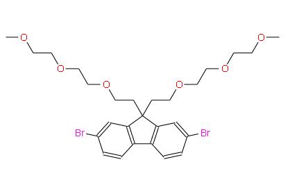 2,7-二溴-9,9-雙(2-(2-(2-甲氧基乙氧)乙氧基)乙基)-9H-芴 | 439942-93-5 