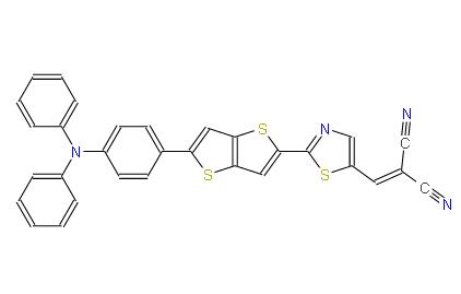 2-{2-[5-(4-二苯基氨基-苯基)-噻吩并[3,2-b]噻吩-2-基]-噻唑-5-基亞甲基}-丙二腈 | 1610050-61-7 