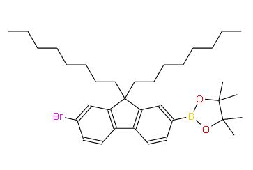 2-(7-溴-9,9-二辛基-9H-芴-2-基)-4,4,5,5-四甲基-1,3,2-二氧雜環戊硼烷 | 620624-96-6 
